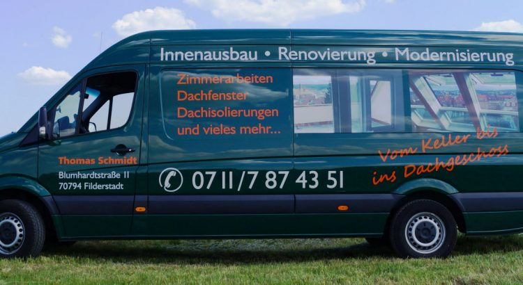 Fahrzeugbeschriftung Stuttgart: Werbung auf Fahrzeugen aller Art