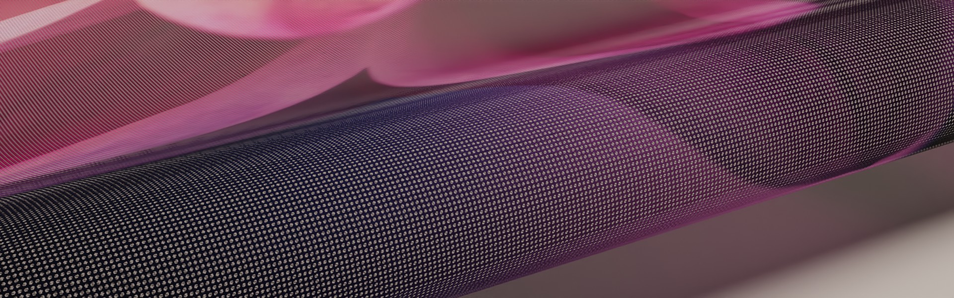 PVC Mesh Werbebanner, Nahaufnahme, Bannerdruck