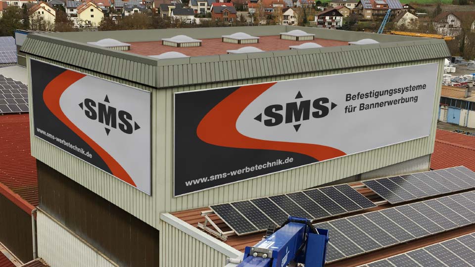 Banner Befestigungssysteme: Hochwertige Befestigung für Werbebanner an Fassaden