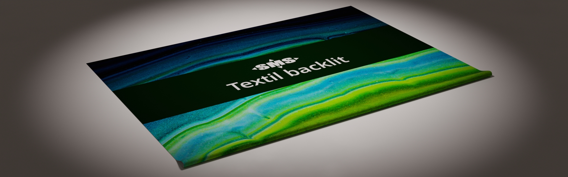 Stoffbanner: Textil backlit, Textildruck für hinterleuchtete Dekoration und Werbung in Innenräumen