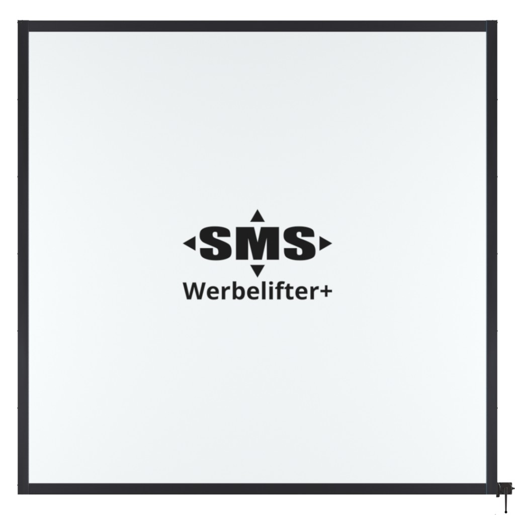 Werbeliftevollständige Ansicht in der Montageanleitung
