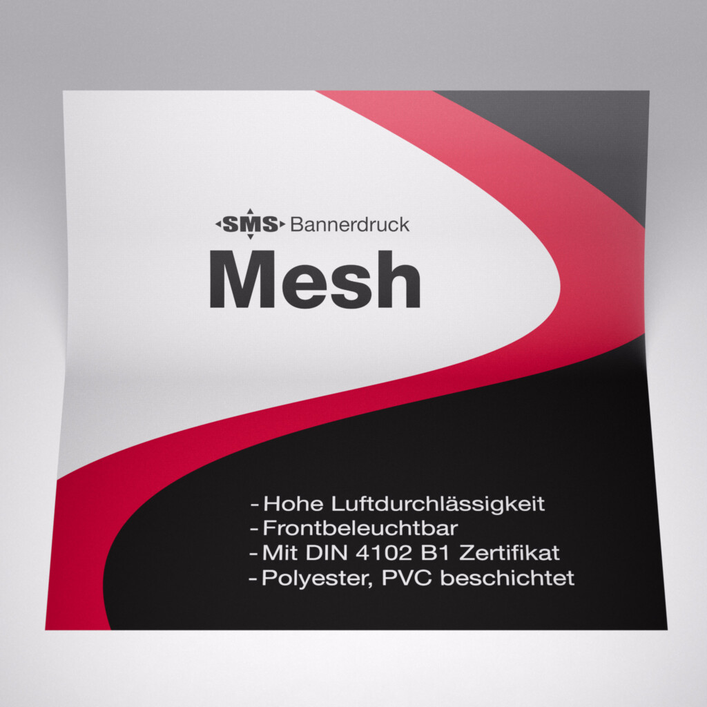 PVC Mesh, Bannerdruck: Hochwertige PVC Planen mit hoher Luftdurchlässigkeit und großartiger Druck-Qualität für Ihre Werbebanner.